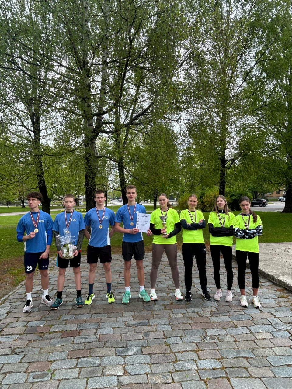 1.vietas Brīvības stafetēs