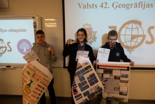 Aizvadīta Valsts ģeogrāfijas olimpiāde