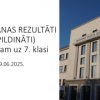 7. klašu uzņemšanas konkursa rezultāti (Protokls Nr.2)