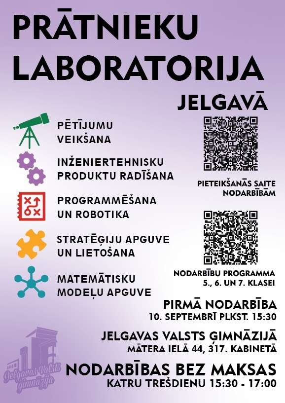 Pievienojies Prātnieku laboratorijai!