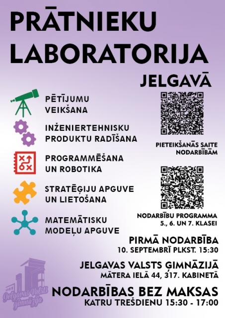 Pievienojies Prātnieku laboratorijai!