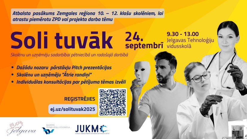 ZPD vai projekta darba pasākums “Soli tuvāk”