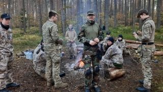Rudens nometne Būriņu mežā