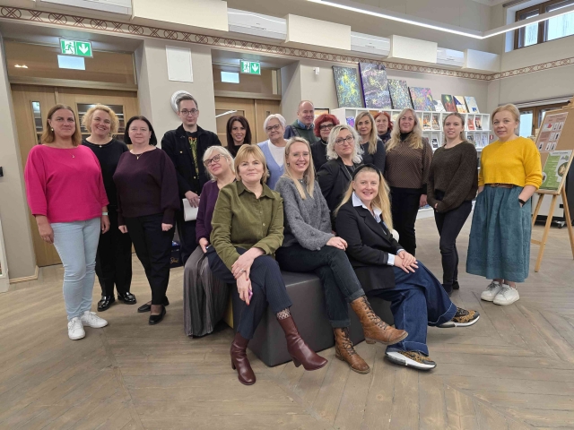 Jūrmalas Valsts ģimnāzijas svešvalodu skolotāju vizīte Jelgavas Valsts ģimnāzijā 25.novembrī.