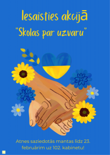 Ziedojumu akcija Ukrainai.