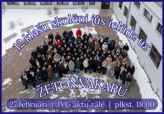12. kla&scaron;u žetonvakars