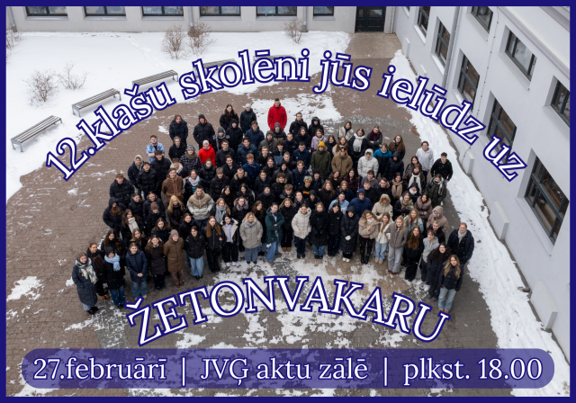 12. kla&scaron;u žetonvakars