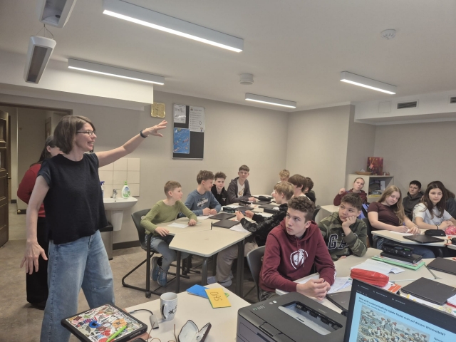 Starptautiska sadarbība vācu valodas stundā