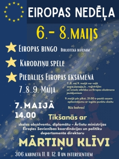 Eiropas nedēļa Jelgavas Valsts ģimnāzijā