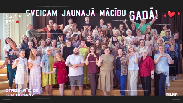 Sveicam jaunajā mācību gadā!