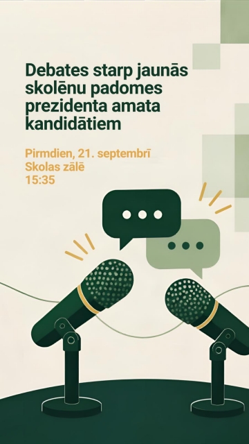 Nāc uz prezidenta kandidātu debatēm!