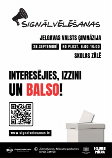 Aicinām piedalīties visus 10.-12. kla&scaron;u skolēnus!
