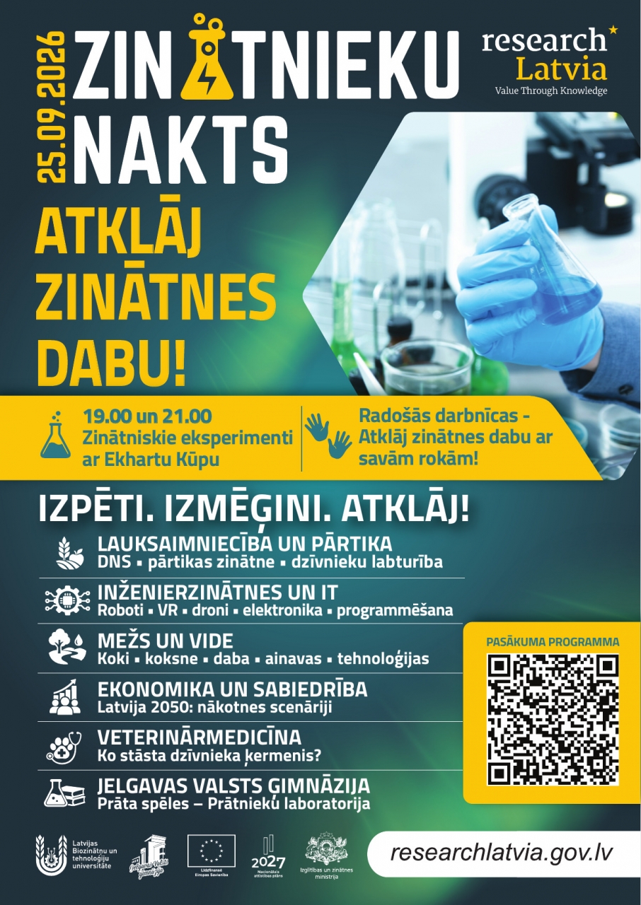 Zinātnieku nakts - atklāj zinātnes dabu!