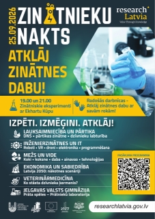 Zinātnieku nakts - atklāj zinātnes dabu!