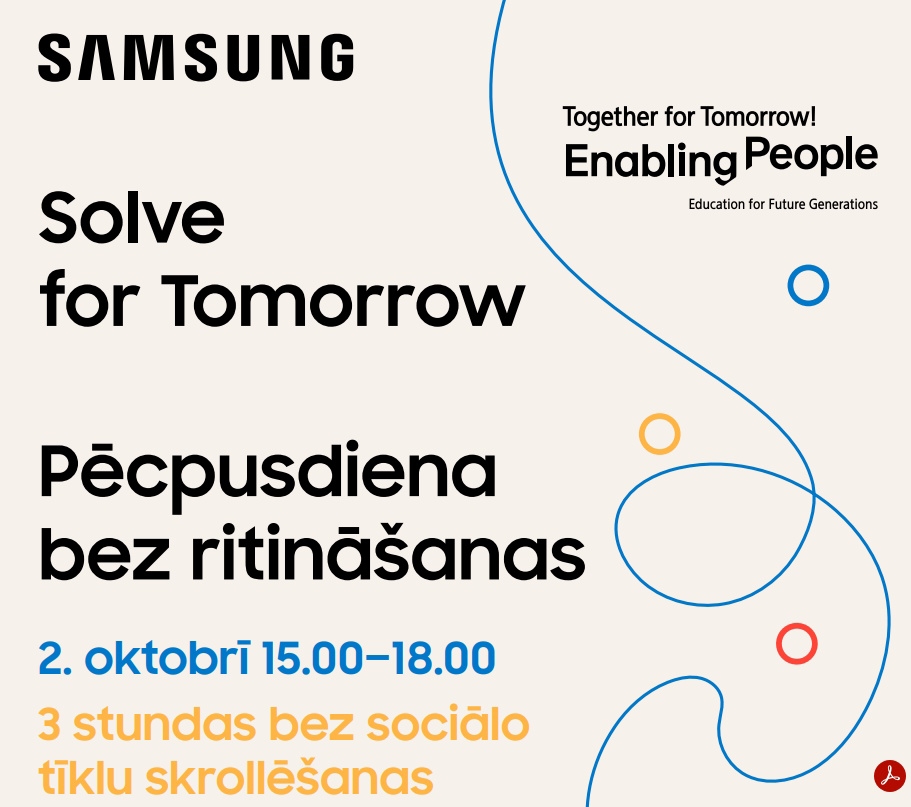 Konkurss &ldquo;Solve for Tomorrow&rdquo;