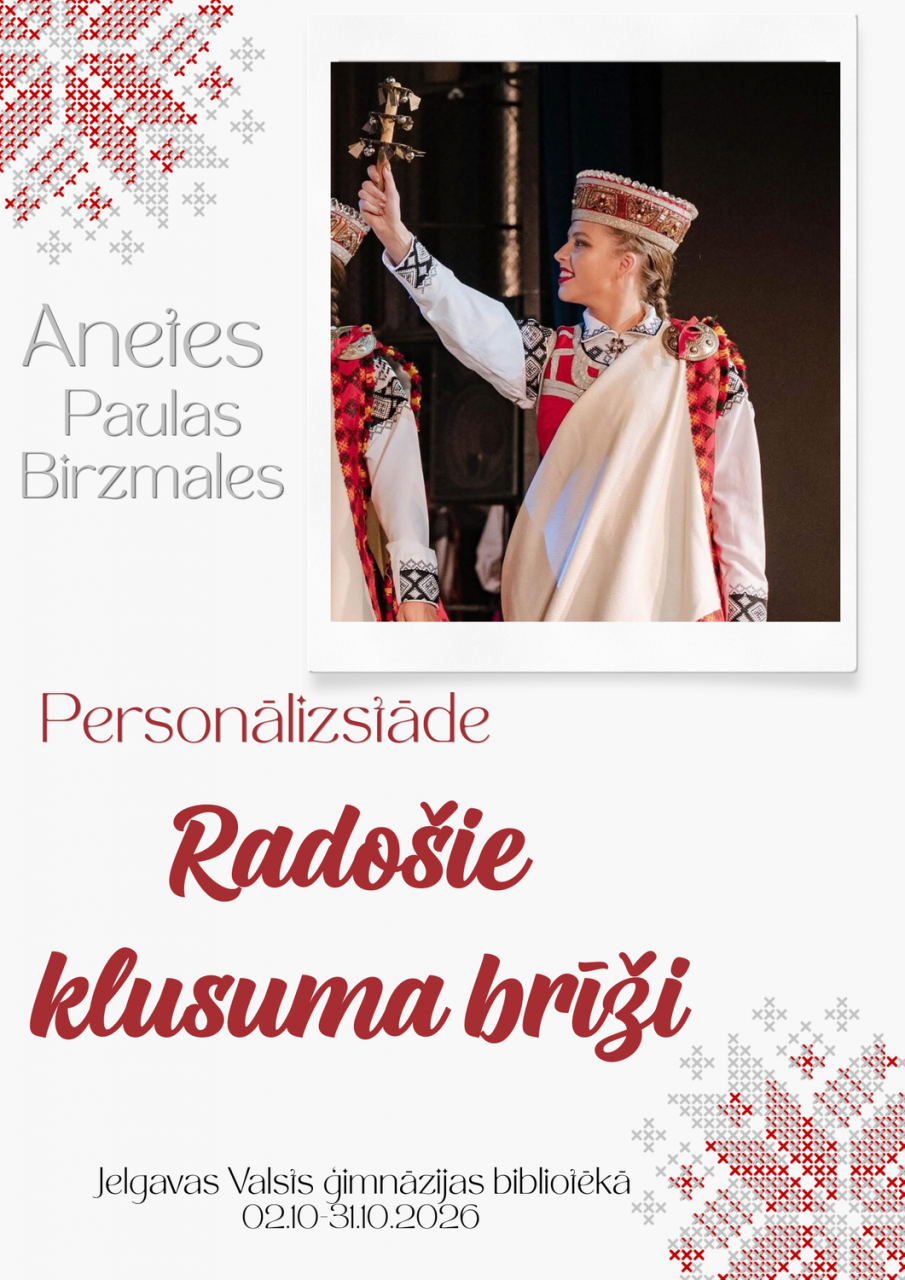 Anetes Paulas Birzmales Personālizstāde "Rado&scaron;ie klusuma brīži"