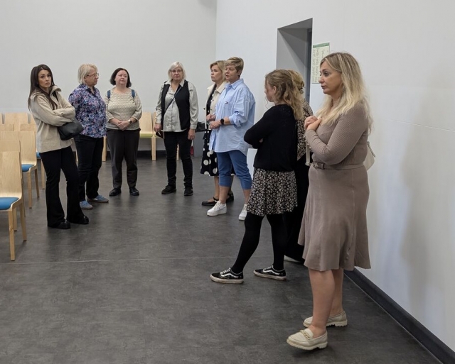 Sve&scaron;valodu skolotāju pieredzes apmaiņas vizīte Jūrmalas Valsts ģimnāzijā