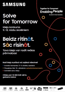 Samsung ideju konkurss &ldquo;Solve for Tomorrow&rdquo;