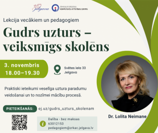 Lekcija &ldquo;Gudrs uzturs &ndash; veiksmīgs skolēns&rdquo;